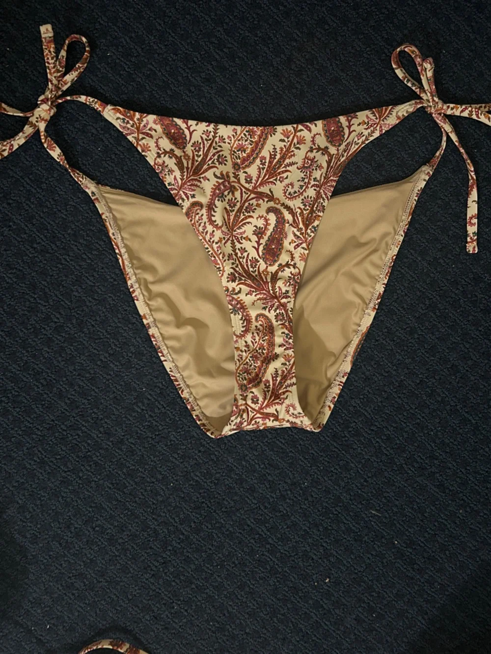 PAIGE Cameron Tie-Front Triangle Bikini Set